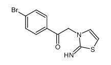 1-(4-bromophenyl)-2-(2-imino-1,3-thiazol-3-yl)ethanone Structure