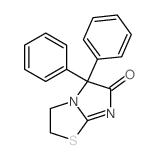 8,8-diphenyl-4-thia-1,6-diazabicyclo[3.3.0]oct-5-en-7-one结构式