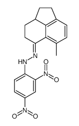 N-(2,4-Dinitro-phenyl)-N'-[6-methyl-2,2a,3,4-tetrahydro-1H-acenaphthylen-(5E)-ylidene]-hydrazine结构式