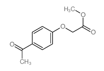 methyl 2-(4-acetylphenoxy)acetate Structure