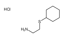 2-cyclohexylsulfanylethanamine,hydrochloride Structure