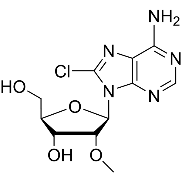 8-Chloro-2’-O-methyl adenosine Structure