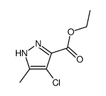 Ethyl 4-chloro-5-methyl-1H-pyrazole-3-carboxylate Structure