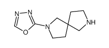 2-(2,7-diazaspiro[4.4]nonan-2-yl)-1,3,4-oxadiazole Structure