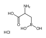 (2S)-2-amino-3-boronopropanoic acid,hydrochloride结构式