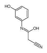 2-cyano-N-(3-hydroxyphenyl)acetamide结构式