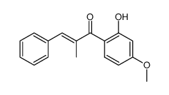 α-Methyl-2'-hydroxy-4'-methoxychalcon Structure