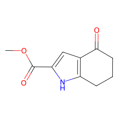 methyl 4-oxo-1,5,6,7-tetrahydroindole-2-carboxylate结构式