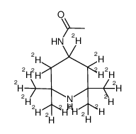 4-acetamino-1H-perdeutero-2,2,6,6-tetramethylpiperidine结构式