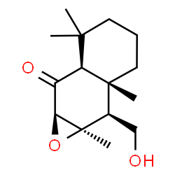 (1aR,2aS)-2a,3,4,5,6,6a,7,7a-Octahydro-7β-hydroxymethyl-3,3,6aβ,7aα-tetramethylnaphth[2,3-b]oxiren-2(1aH)-one Structure