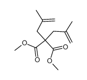 Bis(2-methylallyl)malonic acid dimethyl ester Structure