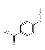 Benzoicacid, 2-hydroxy-4-isothiocyanato- Structure