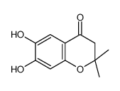 4H-1-Benzopyran-4-one,2,3-dihydro-6,7-dihydroxy-2,2-dimethyl-(9CI) picture