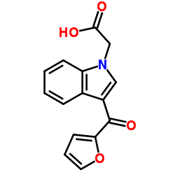 [3-(FURAN-2-CARBONYL)-INDOL-1-YL]-ACETIC ACID Structure