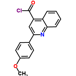 2-(4-Methoxyphenyl)-4-quinolinecarbonyl chloride structure