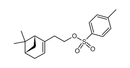 (-)-2-(6,6-dimethylbicyclo[3.1.1]hept-2-enyl)ethyl 4-toluenesulfonate Structure