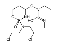 1-[[2-[bis(2-chloroethyl)amino]-2-oxo-1,3,2λ5-oxazaphosphinan-4-yl]oxy]-1-ethyl-3-methylurea Structure