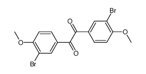 3,3'-dibromo-4,4'-dimethoxy-benzil Structure