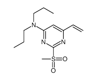 6-ethenyl-2-methylsulfonyl-N,N-dipropylpyrimidin-4-amine Structure