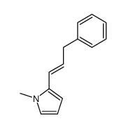 trans-1-(1-methyl-2-pyrrolyl)-3-phenylpropene Structure