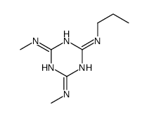 4-N,6-N-dimethyl-2-N-propyl-1,3,5-triazine-2,4,6-triamine结构式