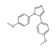 1,5-bis(4-methoxyphenyl)imidazole Structure