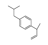 1-[(2S)-but-3-en-2-yl]-4-(2-methylpropyl)benzene结构式