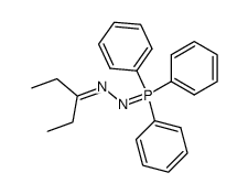 3-Pentanone triphenylphosphoranylidenehydrazone结构式