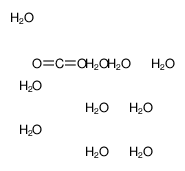 carbon dioxide,decahydrate Structure