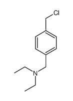 (4-Chloromethyl-benzyl)-diethyl-amine Structure