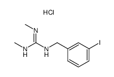 N-(3-Iodo-benzyl)-N',N''-dimethyl-guanidine; hydrochloride Structure