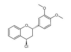 4α-chloro-3',4'-dimethoxyflavan结构式