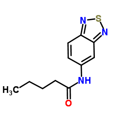 N-(2,1,3-Benzothiadiazol-5-yl)pentanamide Structure