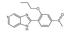 2-(4-methylsulfinyl-2-propoxyphenyl)-3H-imidazo[4,5-c]pyridine Structure