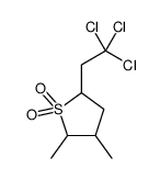 2,3-dimethyl-5-(2,2,2-trichloroethyl)thiolane 1,1-dioxide结构式