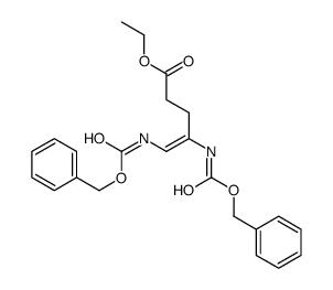 ethyl 4,5-bis(phenylmethoxycarbonylamino)pent-4-enoate Structure