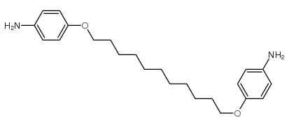 4,4-(1,11-十一烷二基)二氧基二苯胺结构式