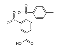 4-[(4-甲基苯基)磺酰基]-3-硝基苯甲酸结构式