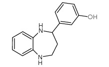 3-(2,3,4,5-tetrahydro-1H-1,5-benzodiazepin-4-yl)phenol Structure