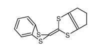 2-(5,6-dihydro-4H-cyclopenta[d][1,3]dithiol-2-ylidene)-1,3-benzodithiole Structure