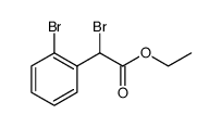 Benzeneacetic acid, α,2-dibromo-, ethyl ester结构式