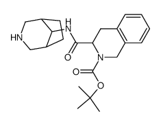 Tert-butyl 3-[(3-azabicyclo[3.2.1]oct-8-ylamino)carbonyl]-3,4-dihydroisoquinoline-2(1H)-carboxylate Structure