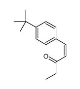 1-(4-tert-butylphenyl)pent-1-en-3-one Structure