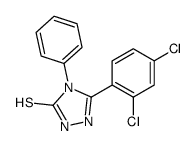 5-(2,4-DICHLOROPHENYL)-4-PHENYL-4H-1,2,4-TRIAZOLE-3-THIOL structure