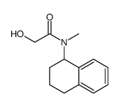 Acetamide, 2-hydroxy-N-methyl-N-(1,2,3,4-tetrahydro-1-naphthalenyl) Structure