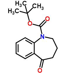 2-Methyl-2-propanyl 5-oxo-2,3,4,5-tetrahydro-1H-1-benzazepine-1-carboxylate Structure