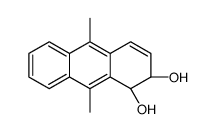 (1R,2R)-9,10-dimethyl-1,2-dihydroanthracene-1,2-diol Structure