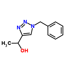 1-(1-Benzyl-1H-1,2,3-triazol-4-yl)ethanol structure