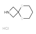 5,9-Dithia-2-aza-spiro[3.5]nonane, hydrochloride结构式