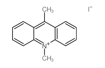 Acridinium,9,10-dimethyl-, iodide (1:1) Structure